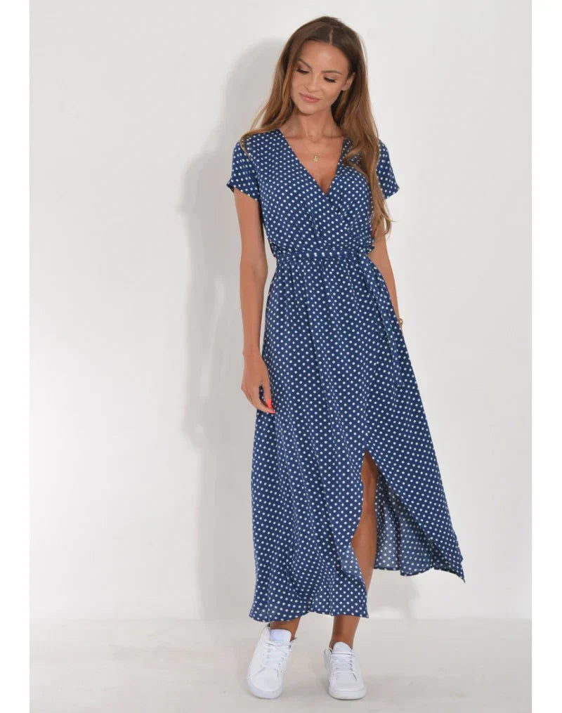 Saskia™ | Elegante V-hals Jurk