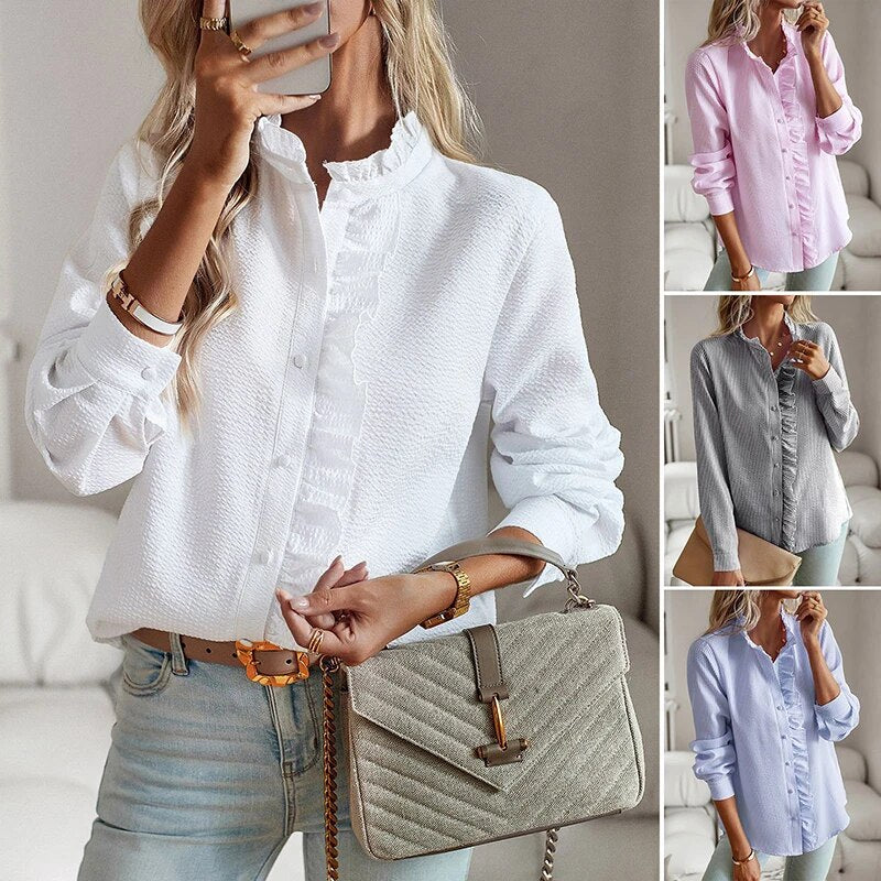 Babs™ | Elegante Polo Blouse