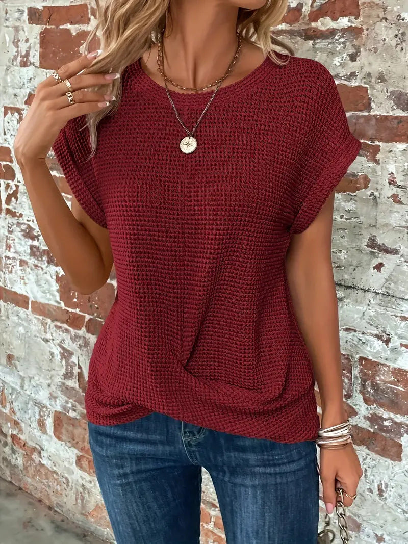 Fleur™|Modieus T-shirt met Ronde Hals