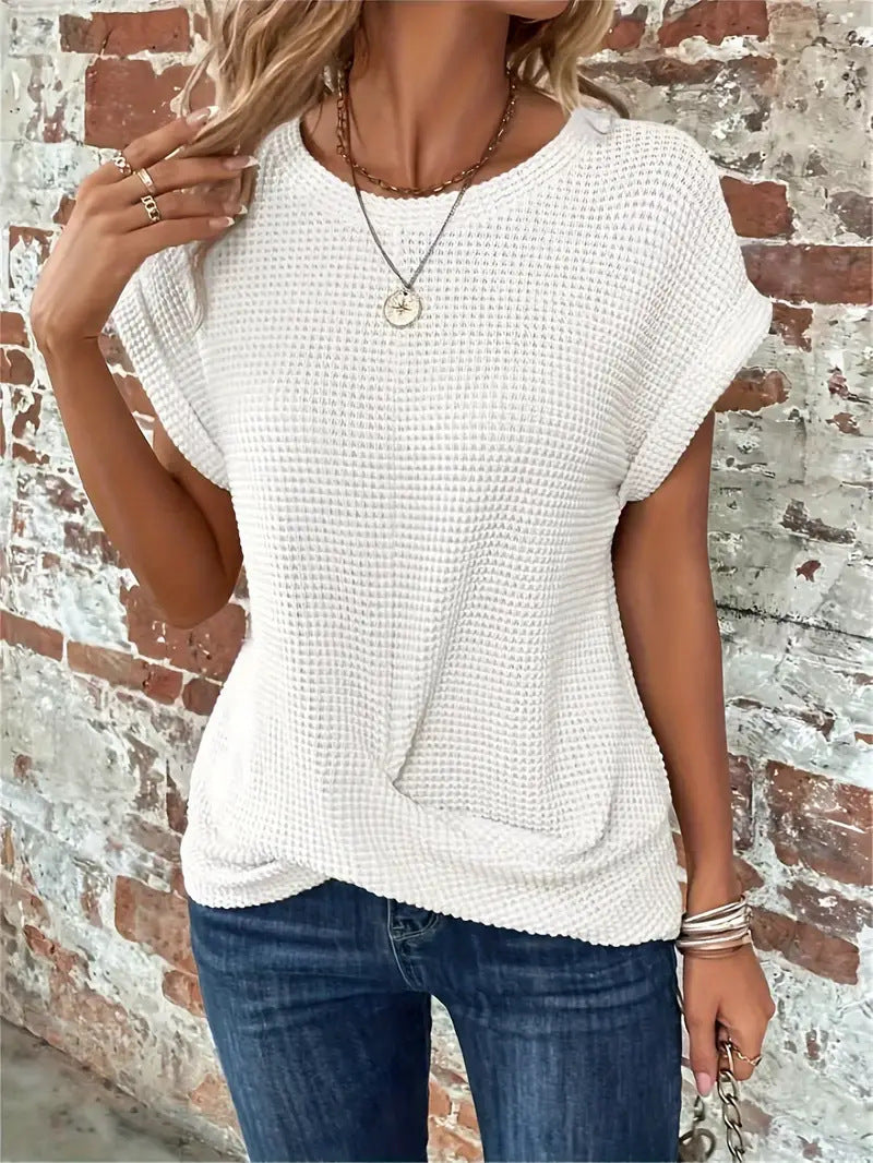 Fleur™|Modieus T-shirt met Ronde Hals