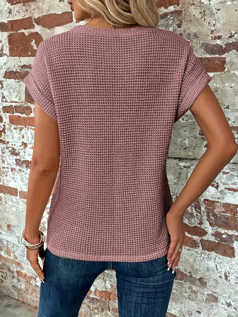 Fleur™|Modieus T-shirt met Ronde Hals