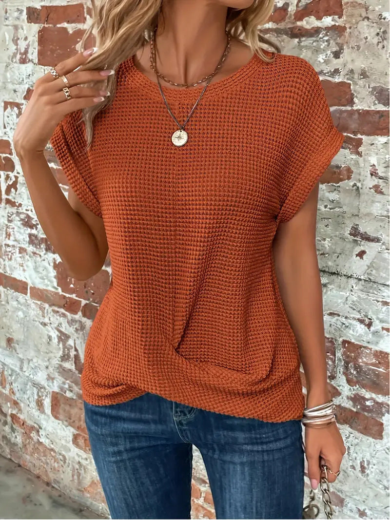 Fleur™|Modieus T-shirt met Ronde Hals