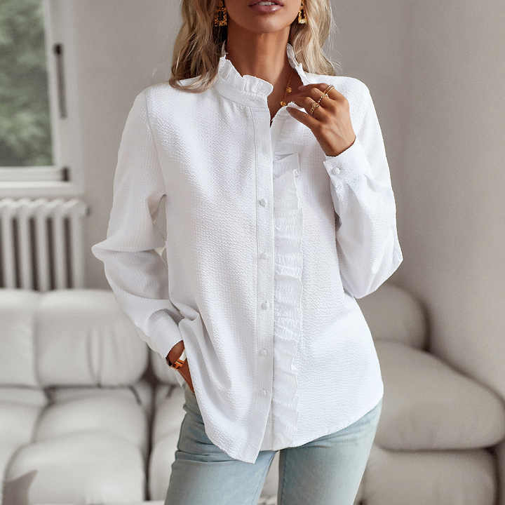Babs™ | Elegante Polo Blouse