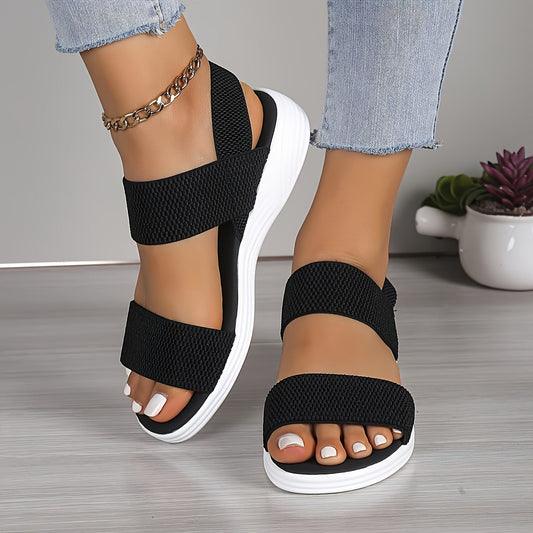 June™|Lichtgewicht Stretch Sandalen
