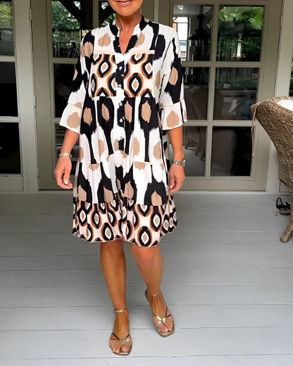 Anouk™ | Midi Jurk Met Knopen