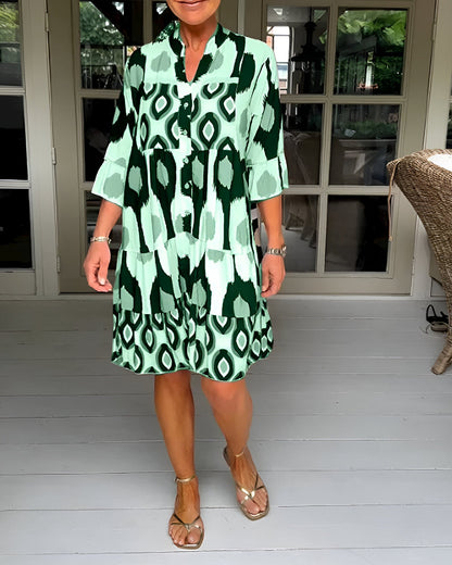 Anouk™ | Midi Jurk Met Knopen