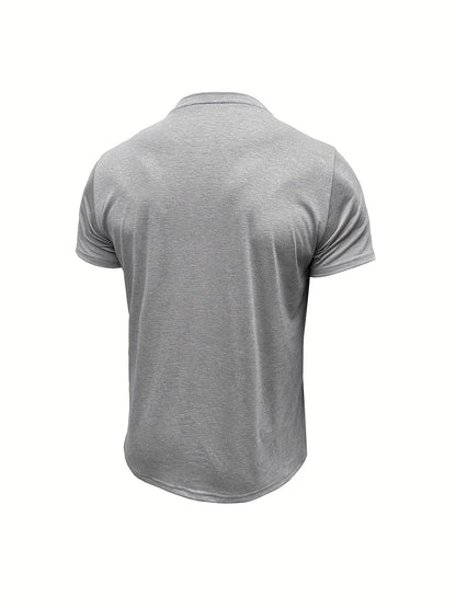 Roel™ | Elegant Ronde Hals T-shirt Met Zak 