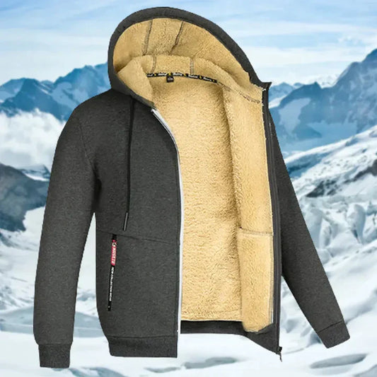 Ewout™|Heren Winterjas met Capuchon en Zacht Fleece