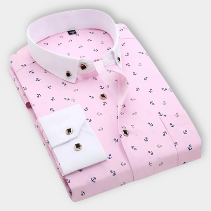 Reinier™ | Nautisch Print Overhemd
