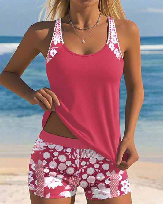 Saskia™ | Twee­delige Bad­set Met Bloemen­print