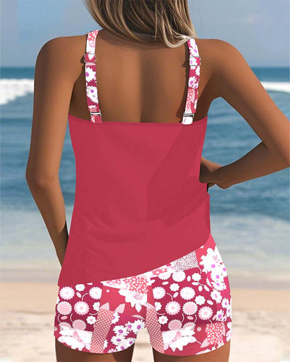 Saskia™ | Twee­delige Bad­set Met Bloemen­print