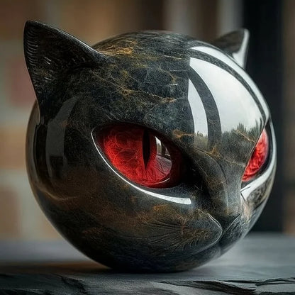 Nynke™ | Mystieke Kattenkop Sculptuur