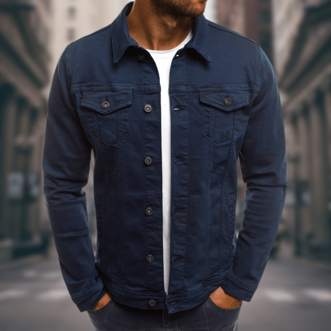 Gijsbert™ | Denim Jas met Stretch 
