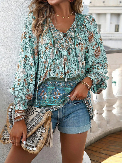 Nadine™ | Elegante Bloemenblouse  