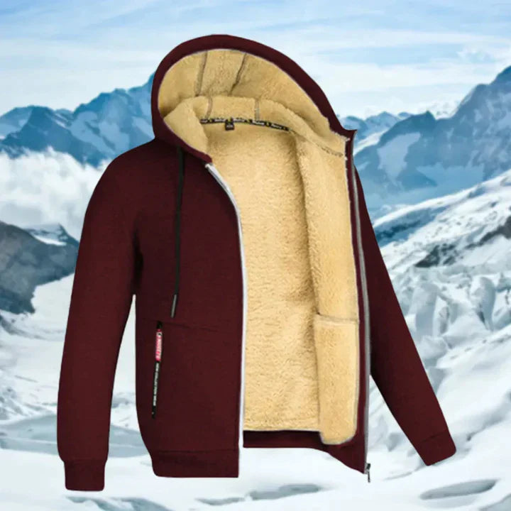 Ewout™|Heren Winterjas met Capuchon en Zacht Fleece