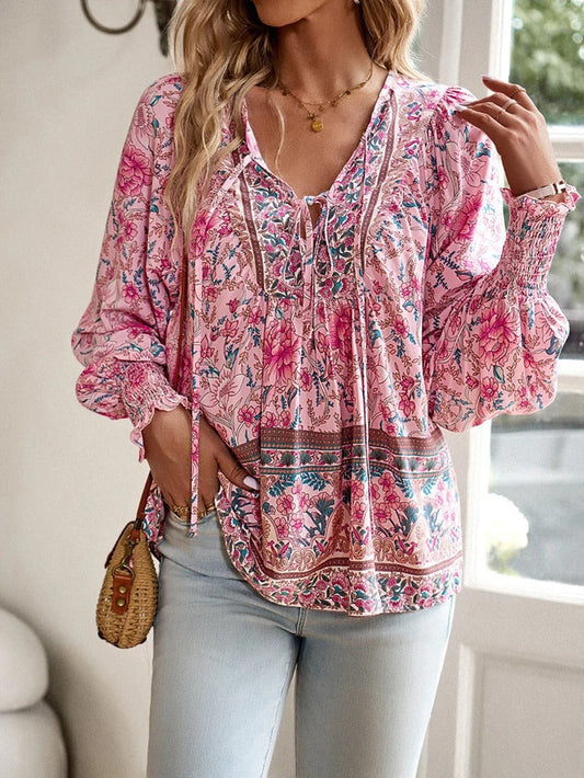 Nadine™ | Elegante Bloemenblouse  