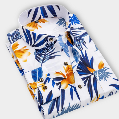 Reinier™ | Nautisch Print Overhemd