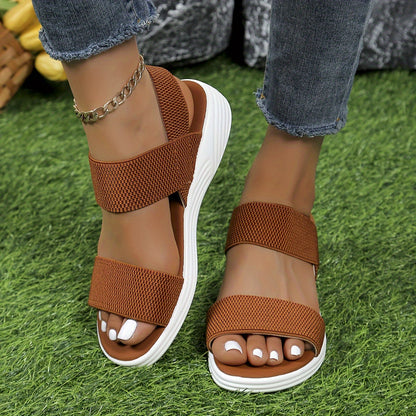 June™|Lichtgewicht Stretch Sandalen