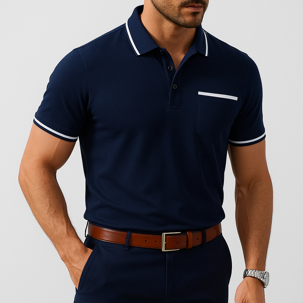 Jasper™ | Slim-Fit Polo Met Korte Mouwen  