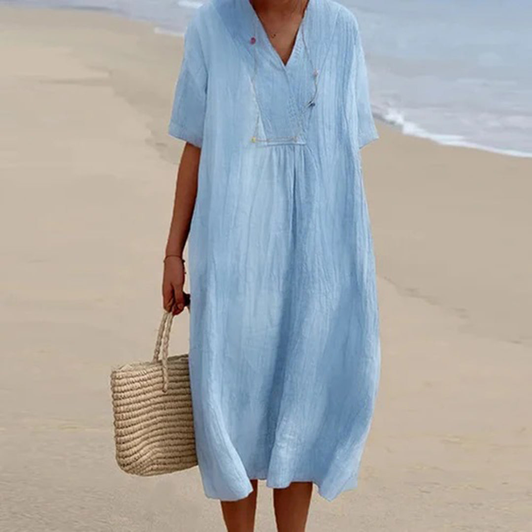 Karlijn™ | Relaxed Fit Midi Jurk  