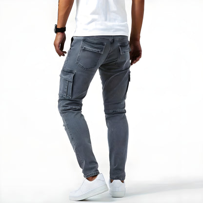 Walter™|Stretch Denim Cargobroek