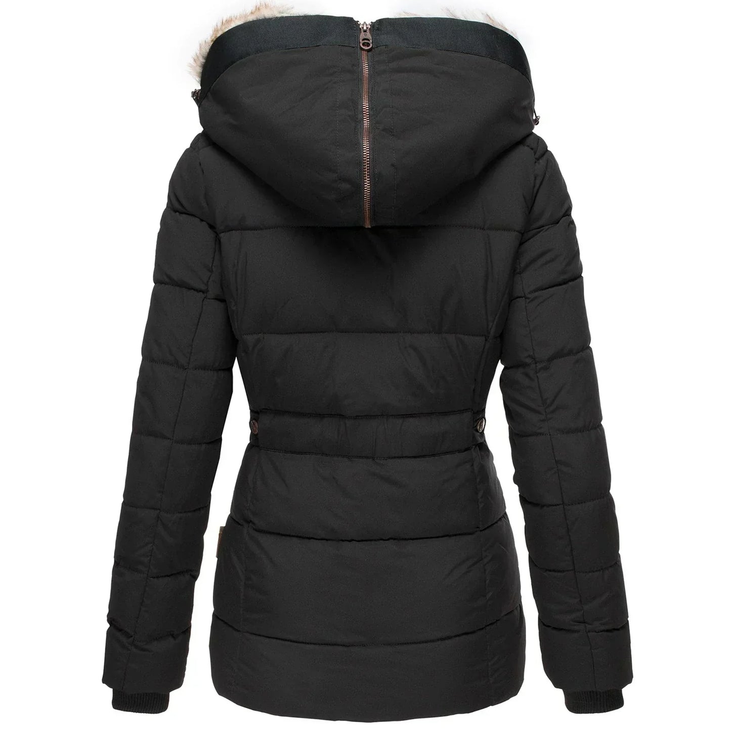 Alida™|Warme Winterjas met Bont