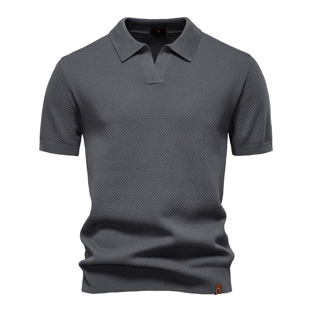 Jasper™ | Gestructureerd Poloshirt  