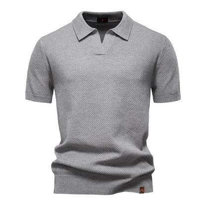 Jasper™ | Gestructureerd Poloshirt  