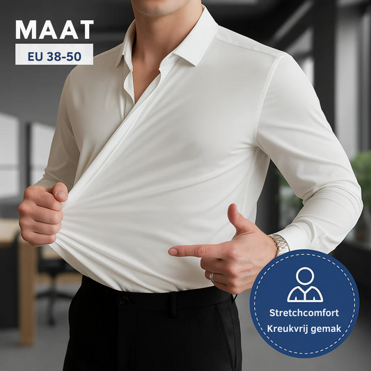 Tijmen™ | Kreukvrij Stretch Herenoverhemd