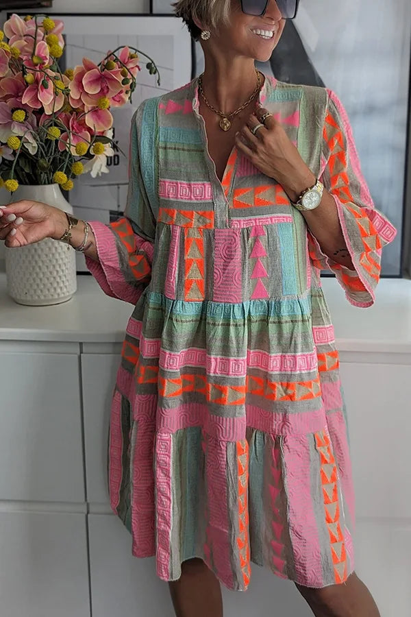 Marijke™ | Boho Stappen Swingjurk