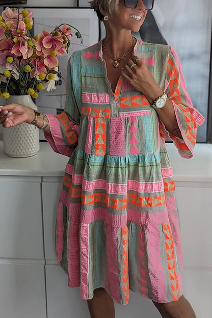 Marijke™ | Boho Stappen Swingjurk
