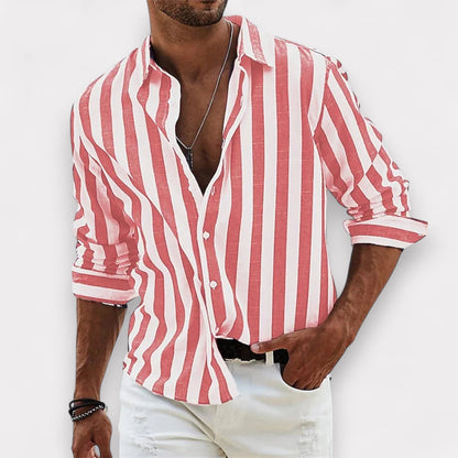 Daan™ | Gestreept Button-Overhemd 