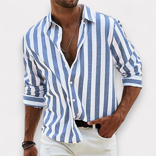 Daan™ | Gestreept Button-Overhemd 