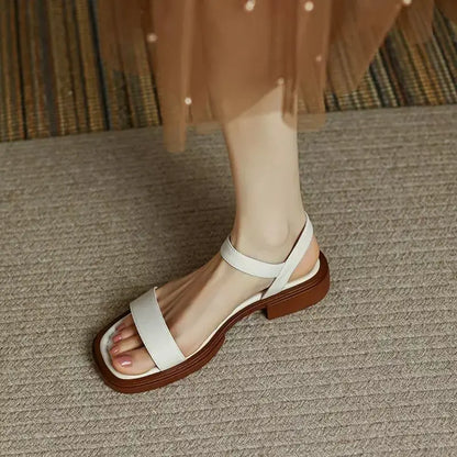 Mariska™ | Juneya Leren Sandalen  