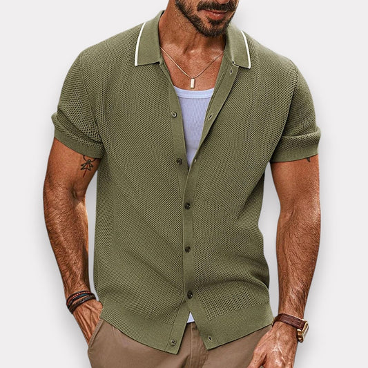 Lars™ | Gebreid Zomershirt