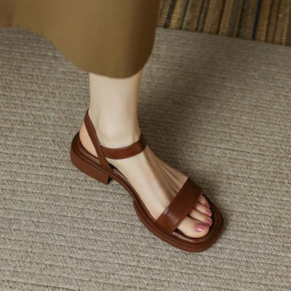 Mariska™ | Juneya Leren Sandalen  