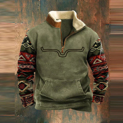 SVEN™ | Vintage trui met Rits