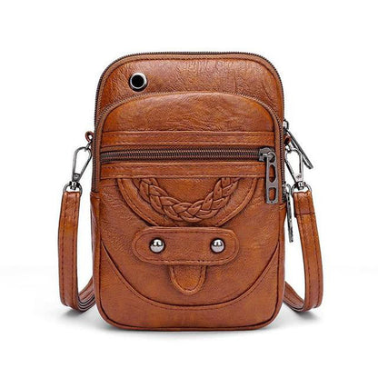 Lillian™|Vintage Leren crossbody tas