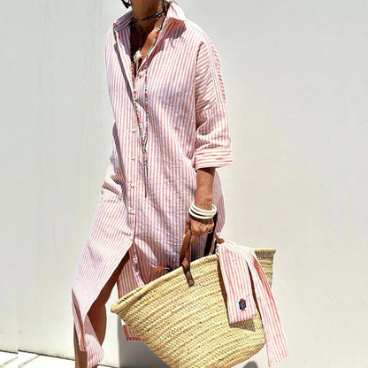 Lotte™ | Gestreepte Zomerjurk