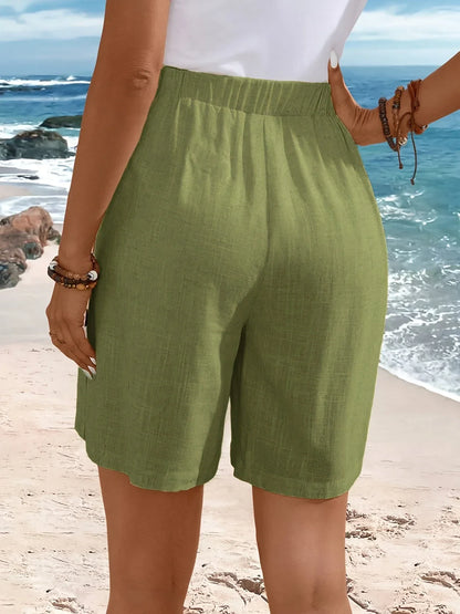 Noa™ | Comfortabele Shorts Met Knopaccent