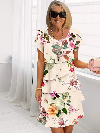 Anouk™|Elegante Maxi-jurk met bloemen