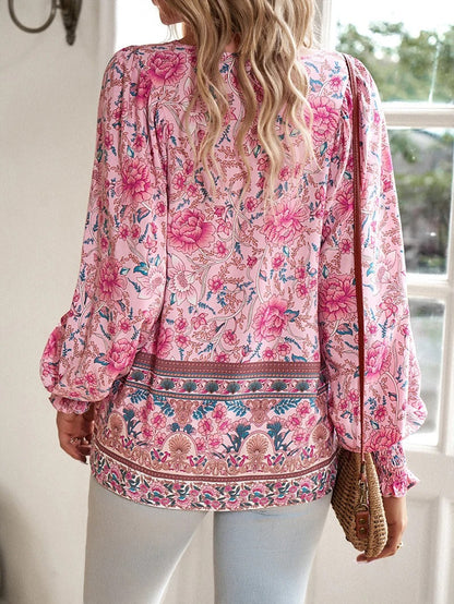 Nadine™ | Elegante Bloemenblouse  