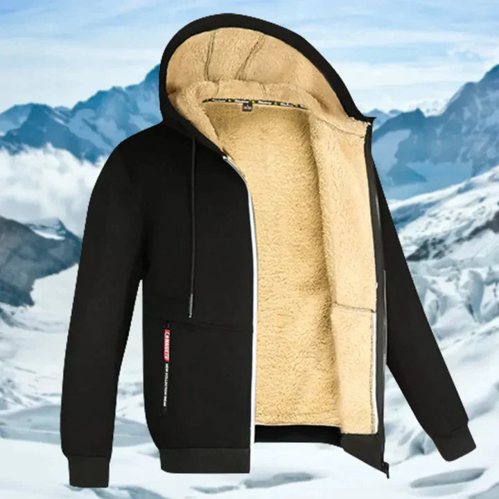 Ewout™|Heren Winterjas met Capuchon en Zacht Fleece