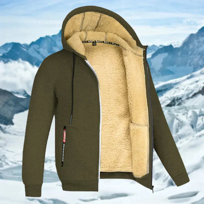 Ewout™|Heren Winterjas met Capuchon en Zacht Fleece