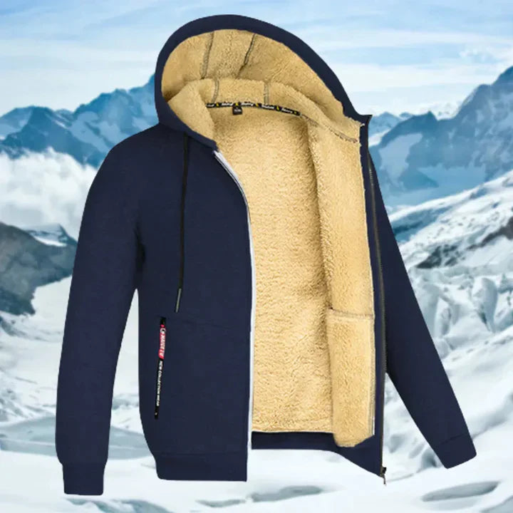 Ewout™|Heren Winterjas met Capuchon en Zacht Fleece