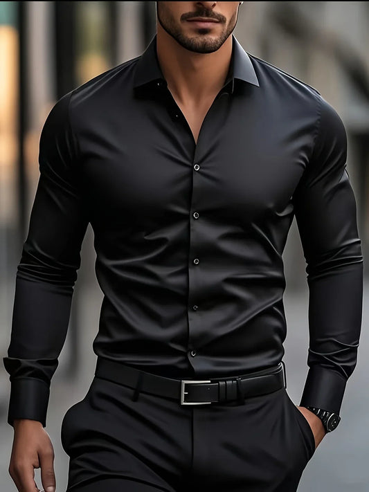 Willem™ | Elegante Overhemd Met Lange Mouwen