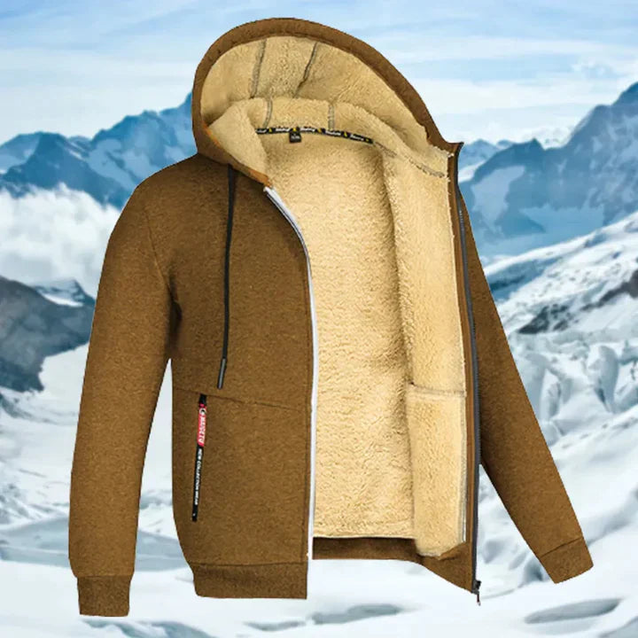 Ewout™|Heren Winterjas met Capuchon en Zacht Fleece