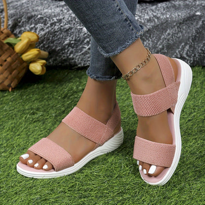 June™|Lichtgewicht Stretch Sandalen
