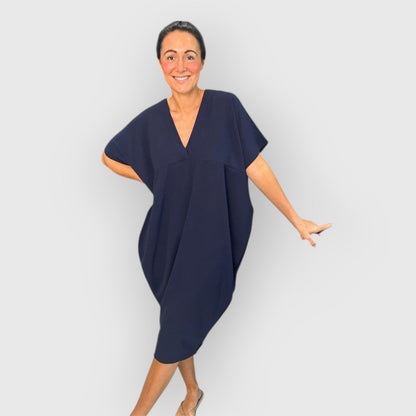 Maud™ | Short Sleeve Midi-jurk