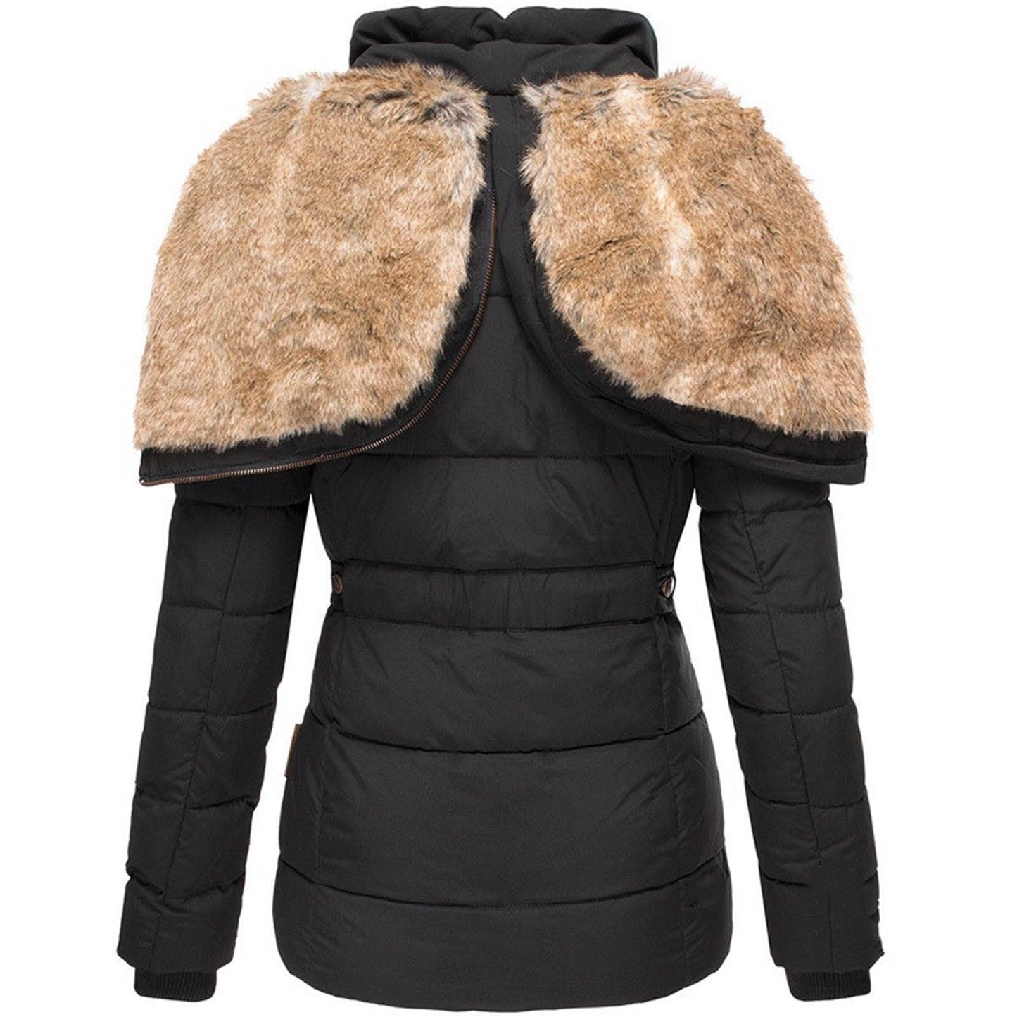 Alida™|Warme Winterjas met Bont